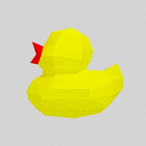 Low Poly Rubber Duck preview image